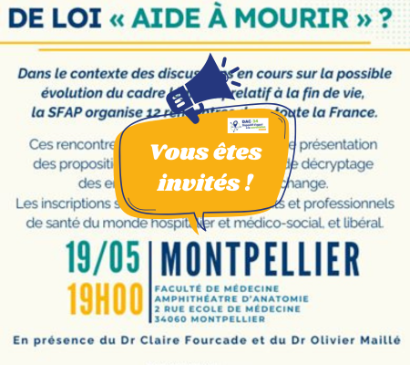 Fin de vie : la réflexion continue à Montpellier