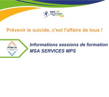 Inscriptions gratuites aux sessions de formation 2024 -> MSA SERVICES MPS