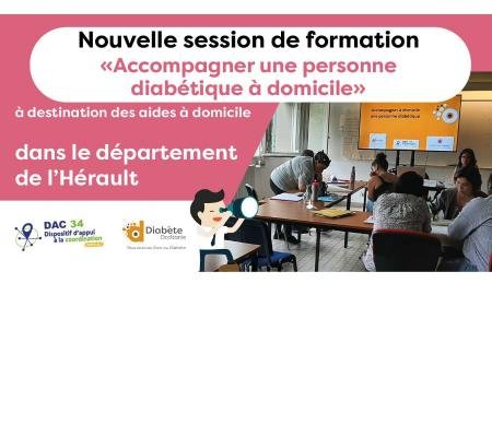 [FORMATION] - Nouvelle session « Accompagner une personne diabétique à domicile »