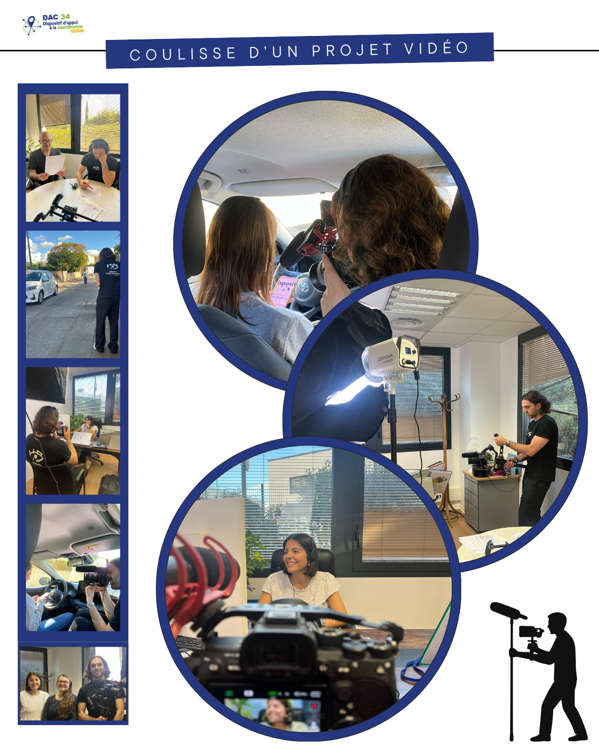 coulisse du projet vidéo