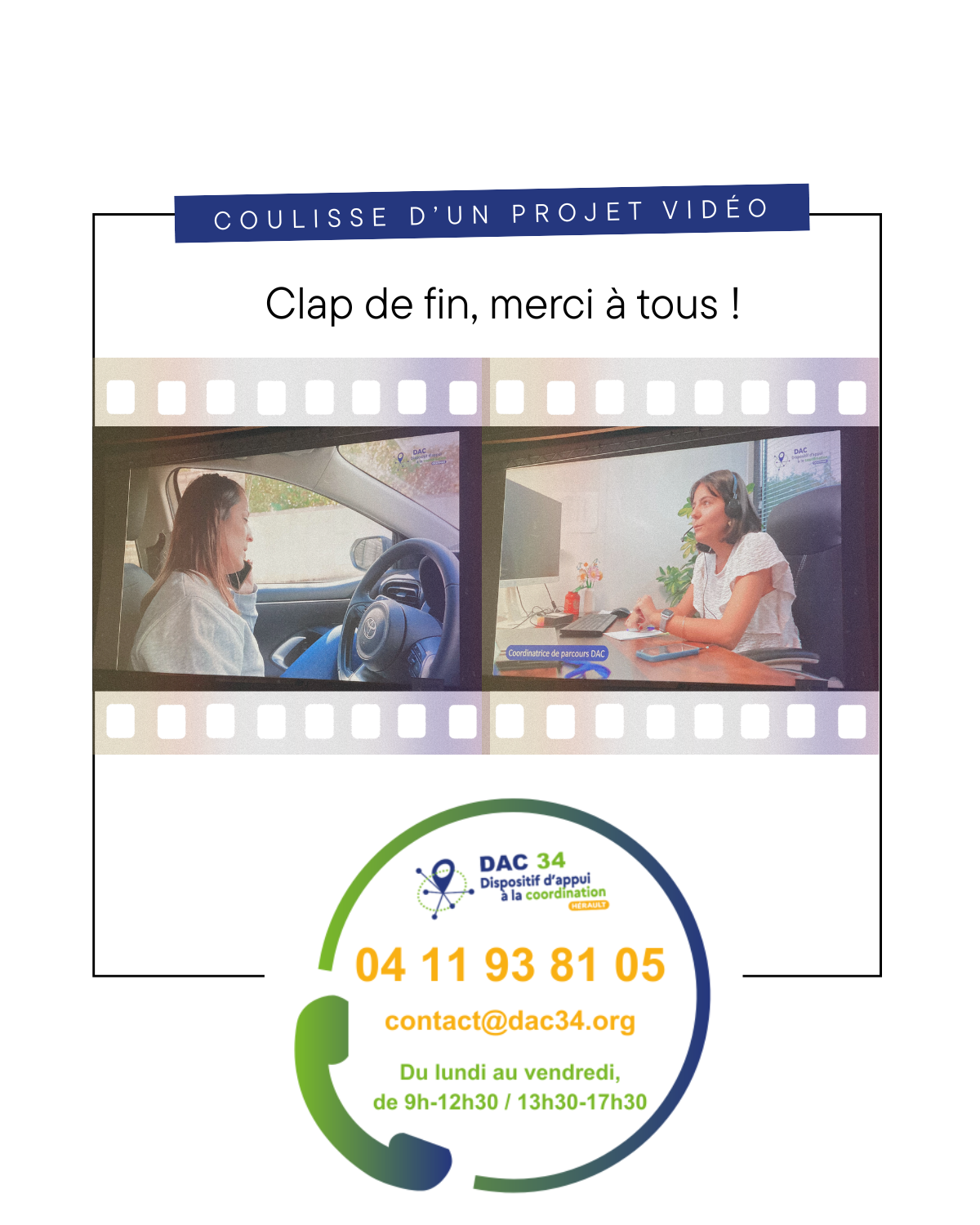 coulisse projet vidéo