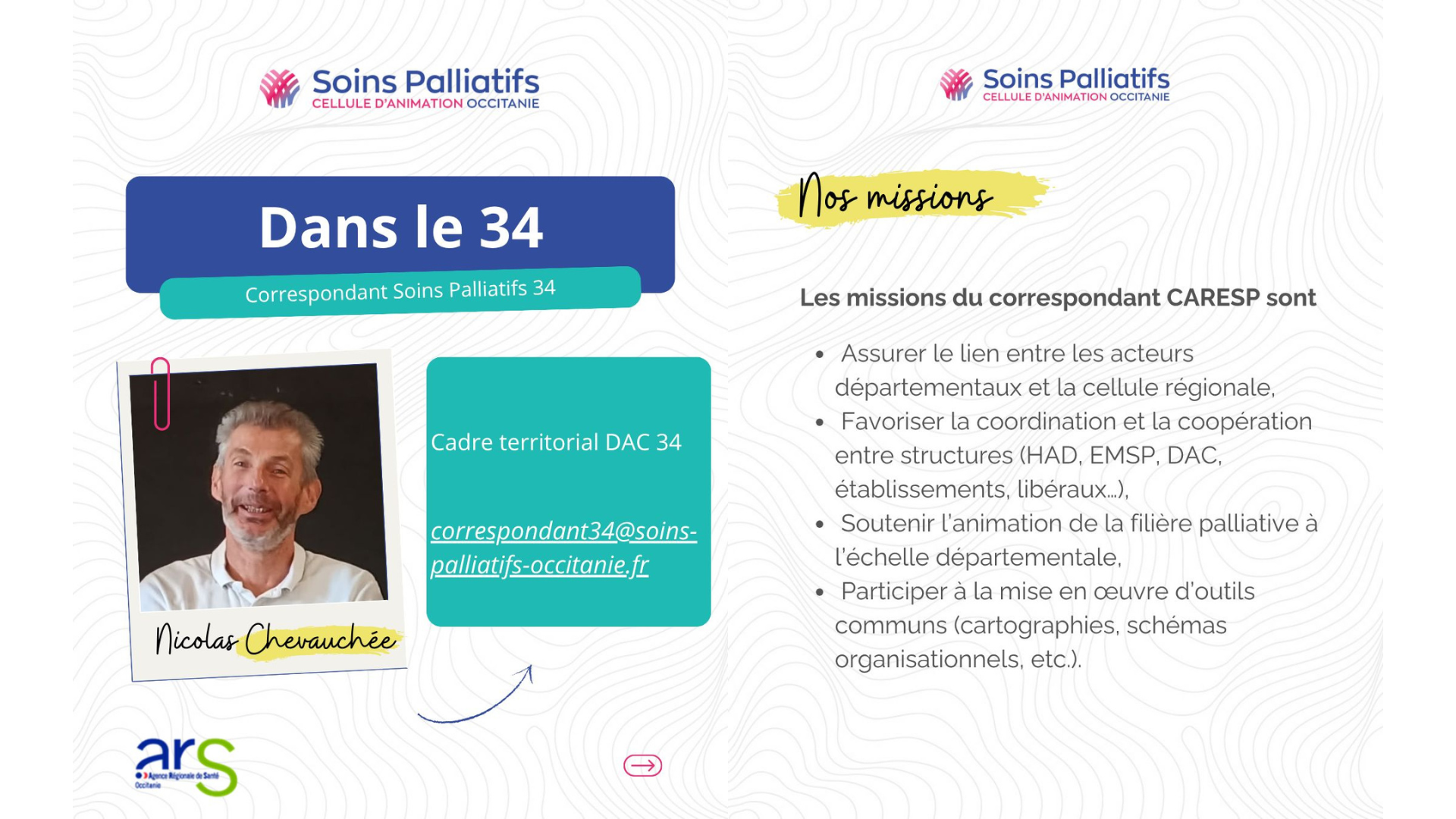 Présentation correspondant CARESP dans l'Hérault