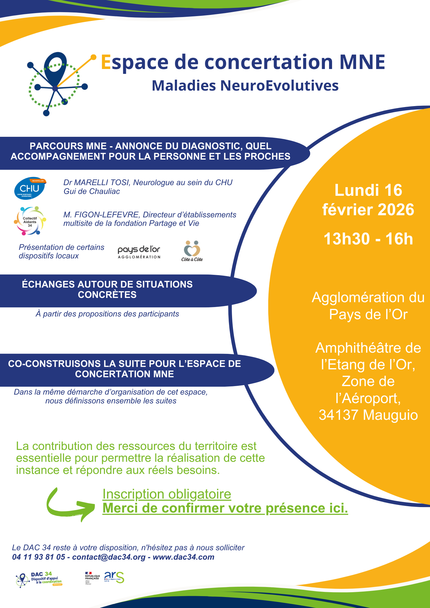 Affiche et programme de l'évènement